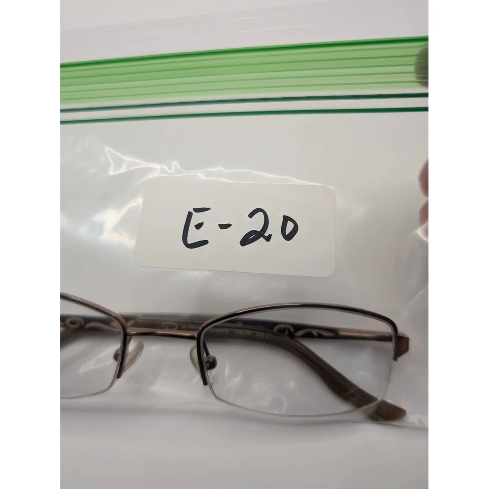 Oscar de la Renta OSR 707 210 Bronze Semi Rimless Eyeglass Frames 50-20-135